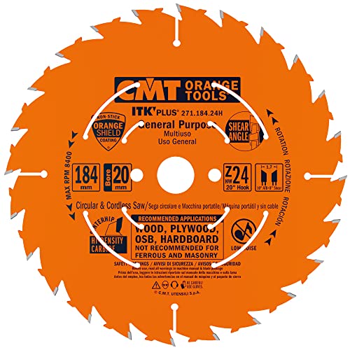 CMT ORANGE TOOLS 271.184.24H - KREISSÄGEBLATT (ULTRA ITK) 184X1.3X20 Z=24 von CMT