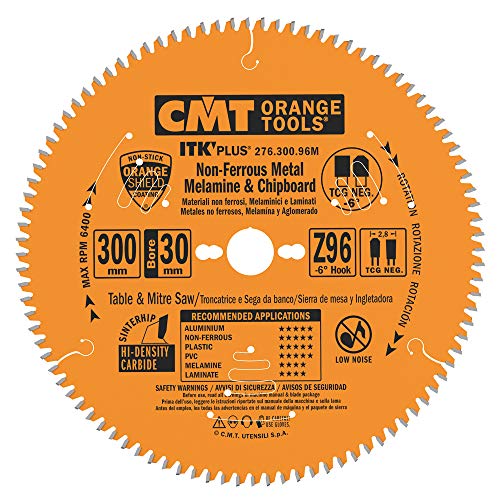 CMT ORANGE TOOLS 276.300.96M - KREISSÄGEBLAT FÜR ALUMINIUM HW 300X2.8/2.0X30 Z96 TCG NEG CMT ORANGE TOOLS 276.300.96M - KREISSÄGEBLAT FÜR ALUMINIUM HW 300X2.8/2.0X30 Z96 TCG NEG von CMT