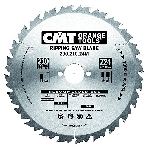 CMT ORANGE TOOLS 290.210.24M - SAGEBLATT FUR HANDMASCH. 210X2.8X30 Z24 10ATB von CMT ORANGE TOOLS
