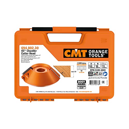CMT ORANGE TOOLS 694.002.30 - HARTMETALL-FASEMESSERKOPF 45° Z2 D=150X35X30 CMT ORANGE TOOLS 694.002.30 - HARTMETALL-FASEMESSERKOPF 45° Z2 D=150X35X30 von CMT