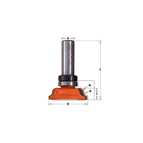 CMT ORANGE TOOLS 967.503.11B - HARTMETALL-PROFILFRÄSER MIT KUGELLAGER S=12 D=60,45 R=6,3 von CMT ORANGE TOOLS