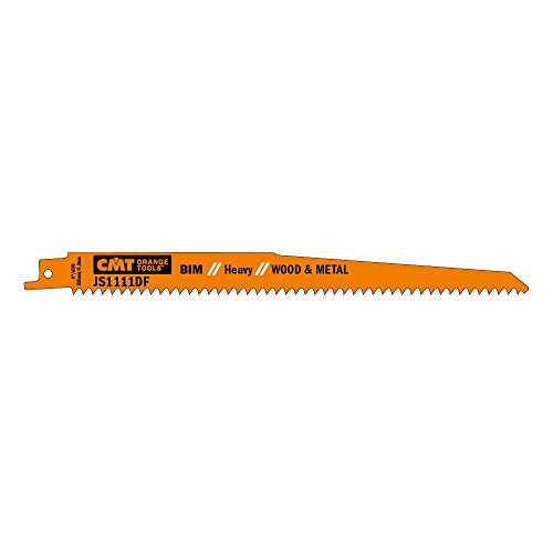 CMT ORANGE TOOLS JS1111DF-20-20 BIMETALLISCHE SÄBELSÄGEBLÄTTER FÜR HOLZ/METALLE 225X4.3X6TPI (SS/MILLED) von CMT ORANGE TOOLS