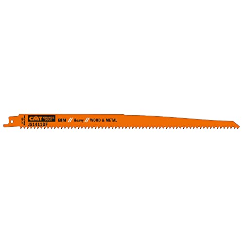 CMT ORANGE TOOLS JS1411DF-5-5 BIMETALLISCHE SÄBELSÄGEBLÄTTER FÜR HOLZ/METALLE 300X4,3X6TPI CMT ORANGE TOOLS JS1411DF-5-5 BIMETALLISCHE SÄBELSÄGEBLÄTTER FÜR HOLZ/METALLE 300X4,3X6TPI von CMT