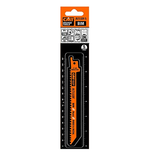 CMT ORANGE TOOLS JS711DF-5-5 BIMETALLISCHE SÄBELSÄGEBLÄTTER FÜR HOLZ/METALLE 150X4,3X6TPIE CMT ORANGE TOOLS JS711DF-5-5 BIMETALLISCHE SÄBELSÄGEBLÄTTER FÜR HOLZ/METALLE 150X4,3X6TPIE von CMT ORANGE TOOLS