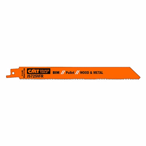 CMT ORANGE TOOLS JS725VFR-5-5 BIMETALLISCHE SÄBELSÄGEBLÄTTER FÜR HOLZ/METALLE 200X2,1-3,2X8-12TPI CMT ORANGE TOOLS JS725VFR-5-5 BIMETALLISCHE SÄBELSÄGEBLÄTTER FÜR HOLZ/METALLE 200X2,1-3,2X8-12TPI von CMT