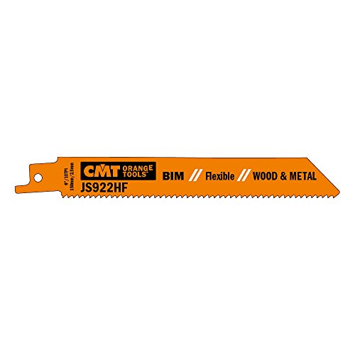 CMT ORANGE TOOLS JS922HF-5-5 BIMETALLISCHE SÄBELSÄGEBLÄTTER FÜR HOLZ/METALLE 150X2,5X10TPI von CMT ORANGE TOOLS