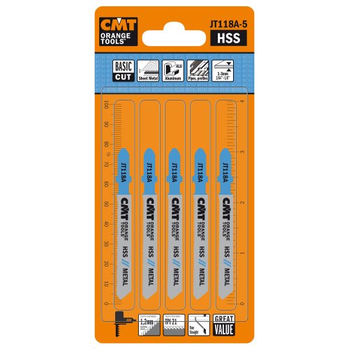 CMT ORANGE TOOLS JT118A-5-5 HCS-STICHSÄGEBLÄTTER FÜR EBENES UND FEINES HOLZ 76X1,2X21TPI CMT ORANGE TOOLS JT118A-5-5 HCS-STICHSÄGEBLÄTTER FÜR EBENES UND FEINES HOLZ 76X1,2X21TPI von CMT