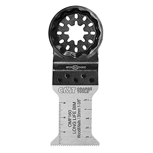 CMT ORANGE TOOLS OMF160-X1-35 MM TAUCH -UND BÜNDIGSCHNITT IN HOLZ & NÄGELN. LANGE LEBENSDAUER von CMT