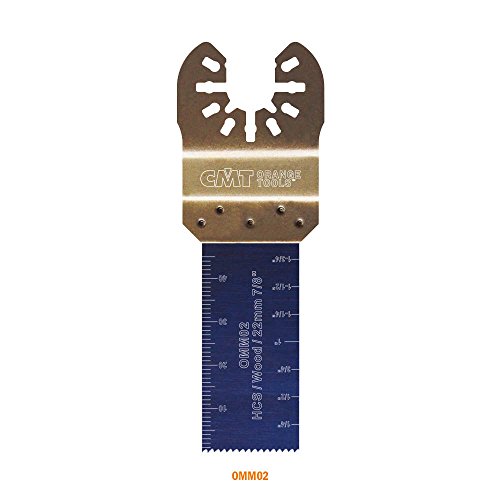 CMT Omm02-X1 Sägeblatt für Holz 22 mm, Universalanschluss, grau/blau von CMT