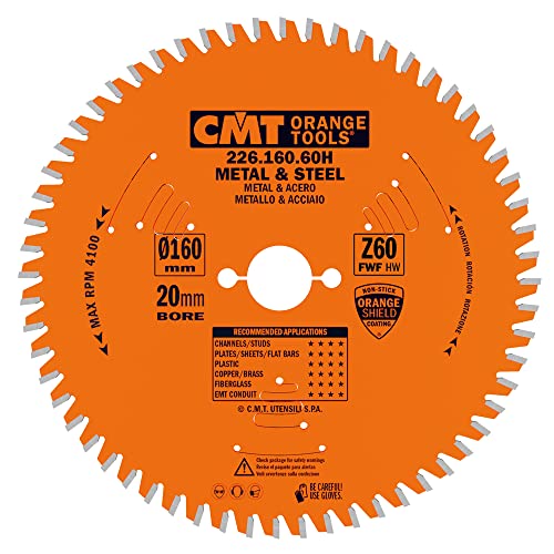 CMT ORANGE TOOLS 226.160.60H - KREISSÄGEBLAT FÜR METALLE 160X2.0/1.6X20+16 Z=60 FWF CMT ORANGE TOOLS 226.160.60H - KREISSÄGEBLAT FÜR METALLE 160X2.0/1.6X20+16 Z=60 FWF von CMT ORANGE TOOLS