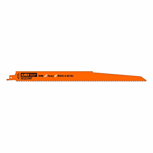 CMT ORANGE TOOLS JS1210VF-5-5 BIMETALLISCHE SÄBELSÄGEBLÄTTER FÜR HOLZ/METALLE 300X3,2-5X5-8TPI von CMT