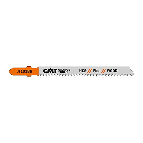 CMT jt101br-25 – 25 Jig Saw Blades Hcs 100 x 2.5 x 10tpi (Wood/Straight/Fine) von CMT ORANGE TOOLS