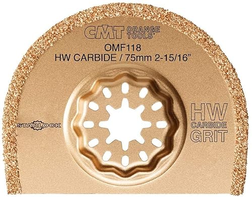 CMT omf118-x5 Klingen segmentate 75 mm mit Beschichtung aus Hartmetall, Sockel 022, Beige von CMT