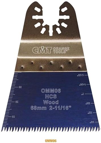 CMT omm07-x5 Klingen extra life 68 mm Schnitt aus volle und Schliff für Holz, Sockel Universal, grau/blau von CMT