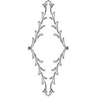 Rcs-304 Schnitzschablone - Die Florentinische Tür von CMT