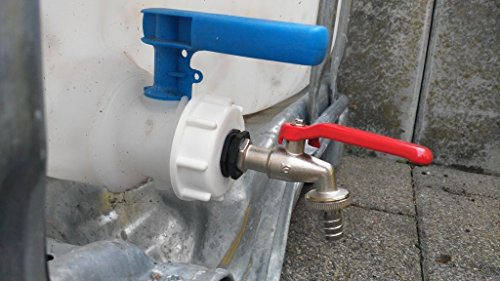 CMTech GmbH Montagetechnik *S196W3412MK12**AUSLAUFHAHN 1/2" FÜR IBC-Wasser Tank,Garten ZUBEHÖR von CMTech GmbH Montagetechnik