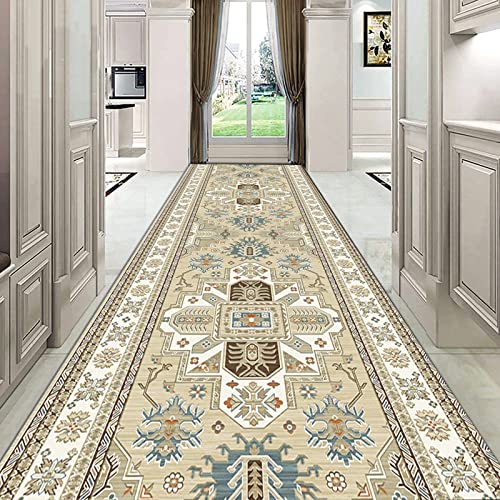 CMX-RUG Läufer-Teppich für Flur, traditionelle Klassische Teppichläufer für Küchenkorridor oder Treppen 1m / 1,5 mt / 2m / 2,5m / 3m / 3,5m / 4m / 4,5m / 5m / 6m extra Lange Teppich (Size : 80x300cm) von CMX-RUG