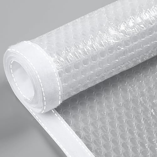 CMYAOYC Isolierfolie Fenster, Set mit Isolierfolie für Fenster, Lichtdurchlässige Isolierfolie Dämmfolie, Halten Kälte Oder Hitze Draußen, Winddicht, Wiederverwendbar(120x180cm(47x71in)) von CMYAOYC