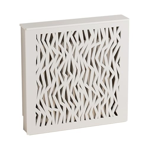 Heizkörperabdeckung, Heizschrankablage, Tragbare Weiße Heizkörperverkleidung für Die Dekoration Ihres Wohnzimmers, Einfache Montage(80x80x15cm/31x31x6in) von CMYAOYC