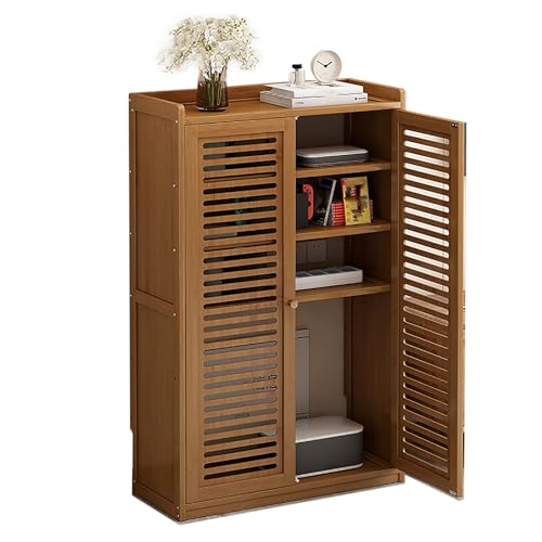 Moderne Heizkörperabdeckung, Dampfheizkörper Heizkörperverkleidung, WLAN-Router-Abdeckung und Medienschrank – Versteckte Box für Zuhause und Büro(Brown,59 x 25 x 97cm) von CMYAOYC