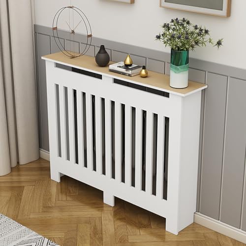 Staubdicht Heizkörperabdeckung, Schrankregal, Heizungsabdeckung Regal, Heimwerkerbedarf, Wohnzimmer Radiator Cover, Möbel für Wohnzimmer, Schlafzimmer(60X60X25CM) von CMYAOYC