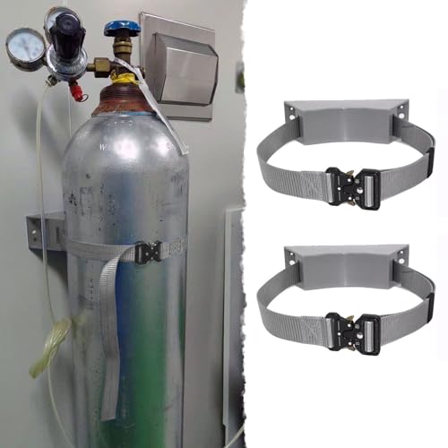 Sauerstoffflasche Gestell Flaschenhalterung Zur Wandmontage für 1/2/4/6 Flaschen, Halterung für Sauerstoffflaschen, Flaschenhalter mit Schrauben, Kunststoff-Lagerregal(2pcs) von CMYUN