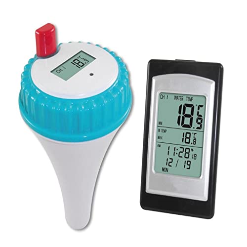 CMYX Pool-Thermometer Thermometer des drahtlosen Pools Digitaler Schwimmbecken und Thermometer Fernbeckensthermometer for Schwimmbad, Whirlpools Badewasser, Whirlpools für mehrere Verwendungen von CMYX