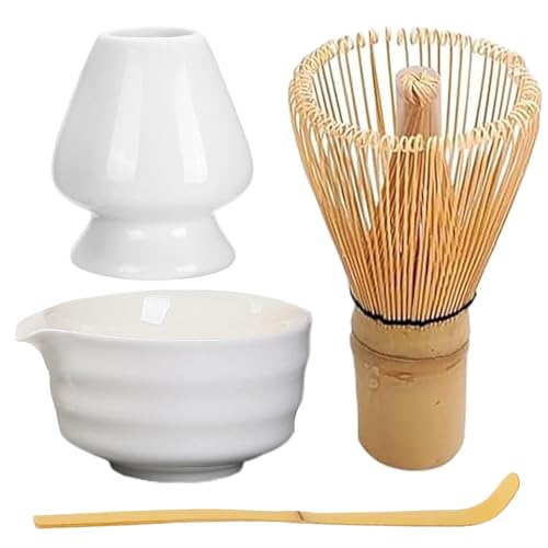 4pcs/set Matcha Whisk Set Matcha Set Ceramic Matcha Whisk wiederverwendbares elegantes Matcha -Kit enthält Matcha Bowl mit Ausgaber 4pcs/set Matcha Whisk Set Matcha Set Ceramic Matcha Whisk wiederverwendbares elegantes Matcha -Kit enthält Matcha Bowl mit Ausgaber von CNAFGBGG