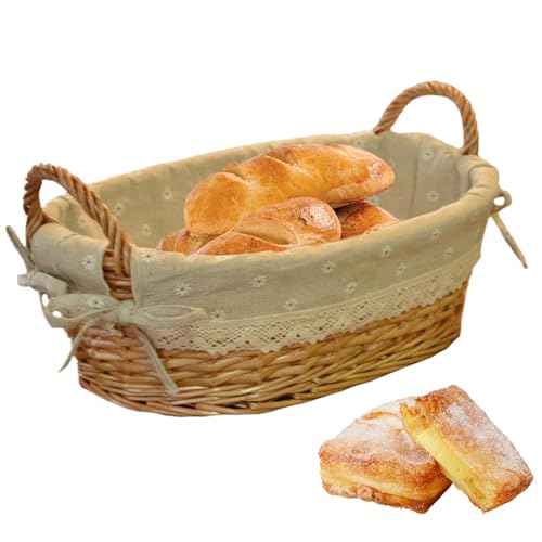 Brotschutzkorb Sauerteig -Proof -Korb mit Oval Brotkörben mit Blumenpantern Natürlicher Rattan gewebte Werkzeuge 9.8x5.9x3.2 '' ... Brotschutzkorb Sauerteig -Proof -Korb mit Oval Brotkörben mit Blumenpantern Natürlicher Rattan gewebte Werkzeuge 9.8x5.9x3.2 '' ... von CNAFGBGG