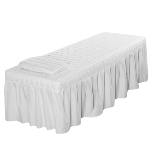 CNAFGBGG Massagebettbedeckung mit Kissenbezug 73x28 Zoll Massage -Tischabdeckung mit Hole & Taschen -Komfort wiederverwendbarer Tischblätter für Spa, Schönheit, Tattoo .. CNAFGBGG Massagebettbedeckung mit Kissenbezug 73x28 Zoll Massage -Tischabdeckung mit Hole & Taschen -Komfort wiederverwendbarer Tischblätter für Spa, Schönheit, Tattoo .. von CNAFGBGG