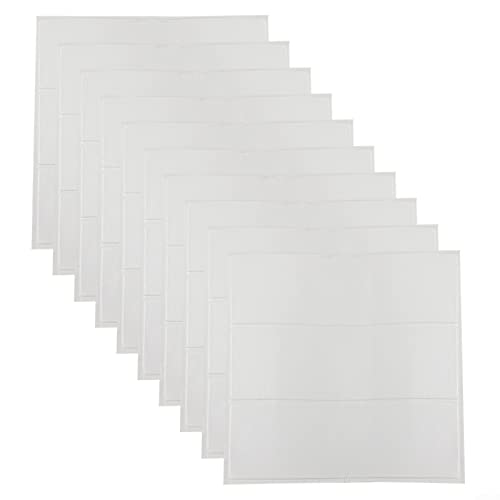10er Set Weichschaum 3D Wandpaneele mit Fliesenziegel Design Wandsticker zur dekorativen Verwendung in verschiedenen Räumen (1#) von CNANRNANC