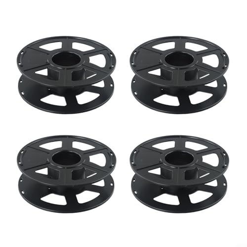 4 Stück Leere Kabel Drahtwickeltrommel Kabeltrommel Spule für Weihnachtsbeleuchtung Seil Kabel Filament 7 x 6 x 5 cm von CNANRNANC