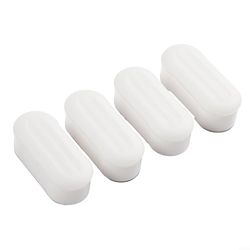 4 Stück Set WC-Sitzpuffer Sitz Ersatz Stoßstangen mit stark haftendem WC Sitz Puffer WC Bumper Ersatz Polsterung Pads von CNANRNANC