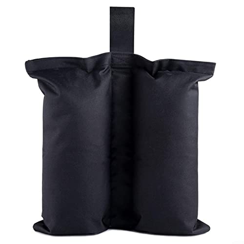 4er-Pack Sandsäcke Industriequalität Hochleistungs-Doppelgenähte Sand Tasche für Pavillons Gartenzelte Festzelte Standsicherung Stabil, Anthrazit von CNANRNANC