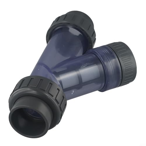 Aquariumfilter I.D 20~63mm Transparent PVC Y-Typ Filter Aquarium Fisch Tank Bewässerung Filter(inner dia 50mm) von CNANRNANC
