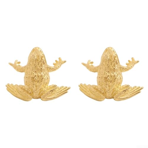 Artistic Toad Design Messing Türgriffe 2 Stück perfekt für Themenräume und elegante Räume (A) von CNANRNANC