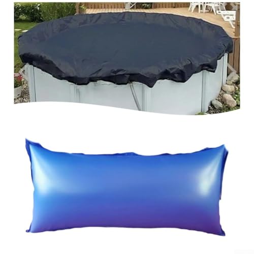 Aufblasbares Poolkissen, 9 x 2,8 m, mit 0 3 mm dickem PVC und Seil zur sicheren Positionierung für Regenwasser und Laubprävention Aufblasbares Poolkissen, 9 x 2,8 m, mit 0 3 mm dickem PVC und Seil zur sicheren Positionierung für Regenwasser und Laubprävention von CNANRNANC