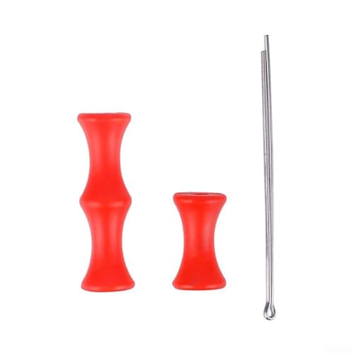 Bogenschießen Bogensehnen-Fingerschutz, praktische Nock-Befestigung und Pfeilstütze, blau/schwarz/rot Optionen (rot) von CNANRNANC
