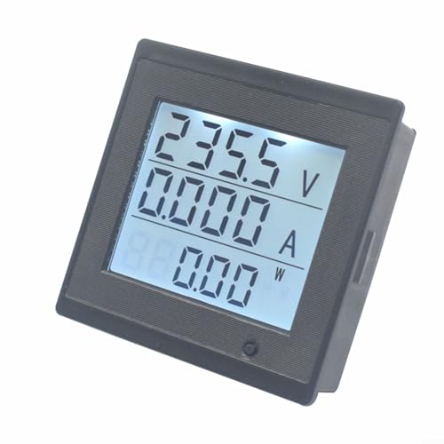 CNANRNANC 220 V AC Stromzähler 20 A Spannungsmesser Leistungsmesser Digitalanzeige Parametermessinstrument Energiemessgerät von CNANRNANC