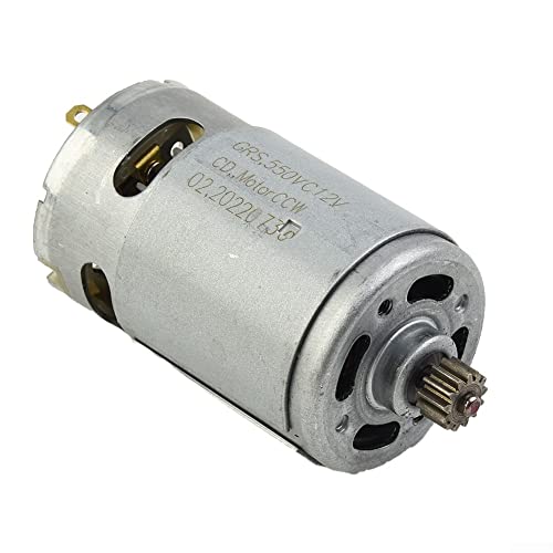 CNANRNANC 2x Getriebemotor 12v Motor Zähne RS-550VC-8518 für GSR12V-15 3601H68102 Elektrisch,Drill Driver von CNANRNANC