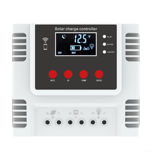 CNANRNANC 40A Solarladeregler mit WiFi-Steuerung und Smart For Protection Funktionen für effizientes Laden und Überwachen des Akkus mit zwei USB-Anschlüssen CNANRNANC 40A Solarladeregler mit WiFi-Steuerung und Smart For Protection Funktionen für effizientes Laden und Überwachen des Akkus mit zwei USB-Anschlüssen von CNANRNANC