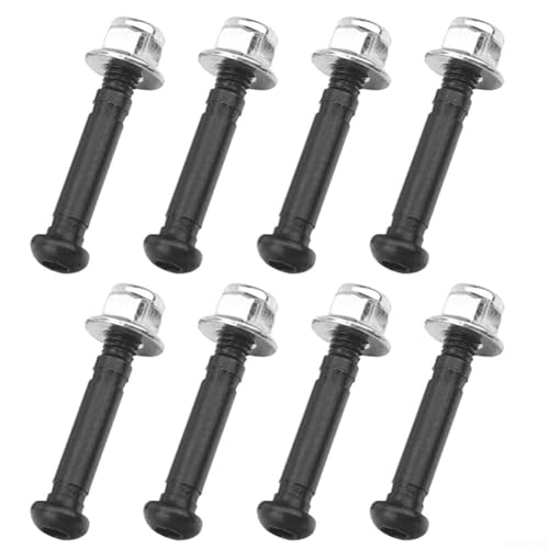 CNANRNANC ASP2400D Schneefrässcherstift-Set für EGO 24-Zoll Schneefräsen, 8/16 Stück Metallstifte mit Sicherungsmuttern, Einfache Installation(8) von CNANRNANC