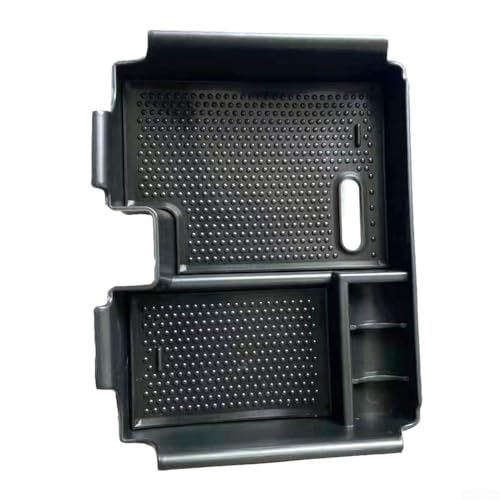 CNANRNANC Aufbewahrungsbox für Mittelkonsole Armlehne ABS schwarz für Land Rover für Range Rover Evoque 2011–2018 mehrlagiges Fach von CNANRNANC