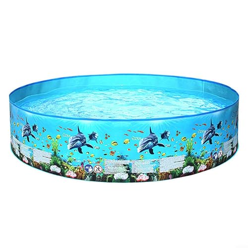 CNANRNANC Faltbarer Swimmingpool 297L Hartplastik Familienpool ohne Aufblasen Tragbarer Outdoor-Wasserspaß für Kinder Kleinkinder Teenager Erwachsene Blau CNANRNANC Faltbarer Swimmingpool 297L Hartplastik Familienpool ohne Aufblasen Tragbarer Outdoor-Wasserspaß für Kinder Kleinkinder Teenager Erwachsene Blau von CNANRNANC