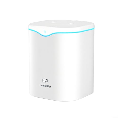 CNANRNANC Luftbefeuchter mit 2000 ml Fassungsvermögen und zwei Sprühmodi zur Steuerung der Luftfeuchtigkeit, mit bunten LED-Lichtern und automatischer Abschaltung für längere sichere Nutzung (weiß) CNANRNANC Luftbefeuchter mit 2000 ml Fassungsvermögen und zwei Sprühmodi zur Steuerung der Luftfeuchtigkeit, mit bunten LED-Lichtern und automatischer Abschaltung für längere sichere Nutzung (weiß) von CNANRNANC