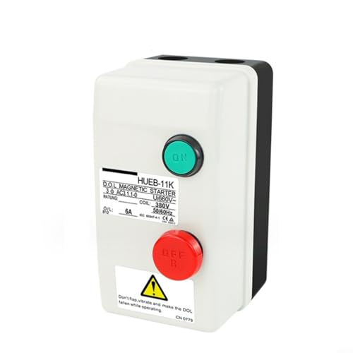 CNANRNANC Magnetischer Elektromotorstarter IP55 Wasserdichter Motorstartschalter Einphasig 220 230 V 3 Phasen Elektromotorstarter für Kompressoren(12.5-18A) von CNANRNANC