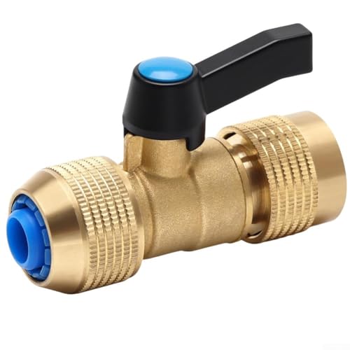 CNANRNANC Messing-Gartenschlauch-Steuerventil, Wasserdurchflussregler für 13 mm 1/2 Zoll und 15 mm 5/8 Zoll Sprinkler-Bewässerungssystem CNANRNANC Messing-Gartenschlauch-Steuerventil, Wasserdurchflussregler für 13 mm 1/2 Zoll und 15 mm 5/8 Zoll Sprinkler-Bewässerungssystem von CNANRNANC