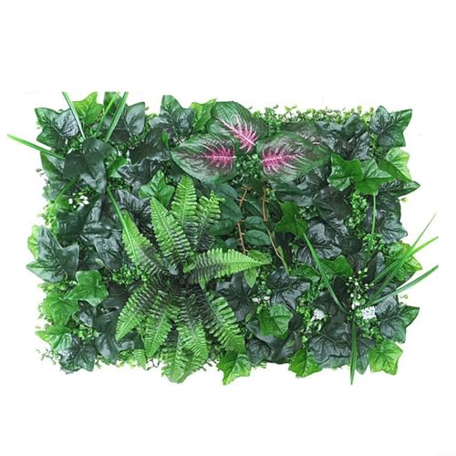 CNANRNANC Pflanzenwand Heimdekoration Simulierter Rasen Simulierte Pflanzenwand Pflanzenblumen Wanddekoration Sichtschutz 40 * 60cm(2) von CNANRNANC