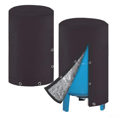 CNANRNANC Runde Drucktank-Isolationsabdeckung, 61 x 86 cm, wasserdichtes Oxford-Gewebe für Wasserbrunnen und Brunnenpumpen-Schutz im Winter von CNANRNANC