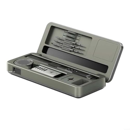 CNANRNANC Smart Lötkolben HS-02 Mobile Werkbank Aufbewahrungsbox Set mit 100W Leistung, Temperaturregelung (HS-02A Standard) von CNANRNANC